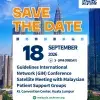 Save the date for Guidelines International Network (GIN) Conference Satellite Meeting with Malaysian Patient Support Groups on 18 September 2026