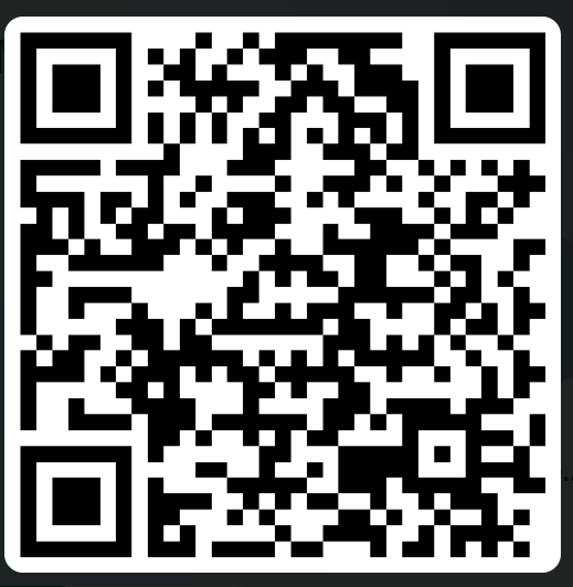 A qr code on a black background

AI-generated content may be incorrect.